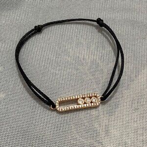 Messika Triple Diamond Slider Bracelet
